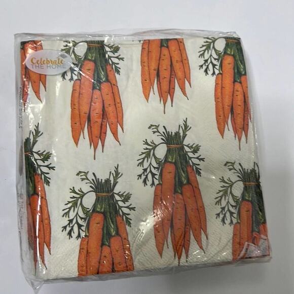 NWT CELEBRATE THE HOME LUNCH EASTER NAPKINS‎ 40 PIECES - Picture 1 of 5